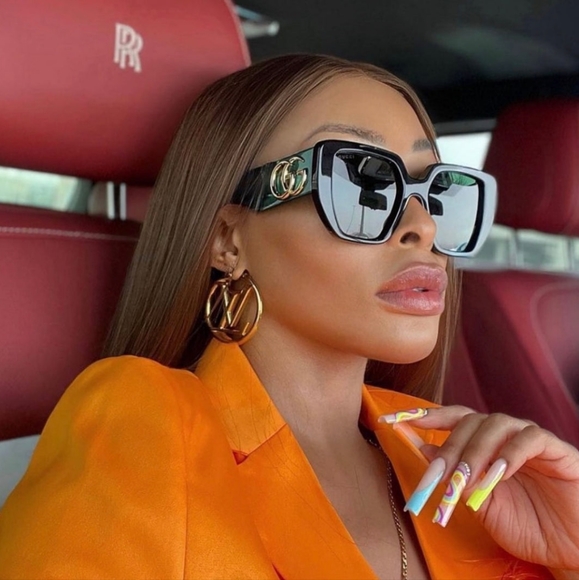 NEW GUCCI SUNGLASSES  GG0956S 001 WOMEN BLACK GREEN GUCCI EYEWEAR - Picture 2 of 13